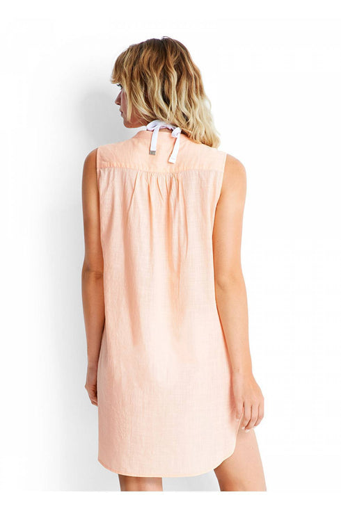 Seafolly Pacifico BEACH BASICS SLEEVELESS BEACH SHIRT